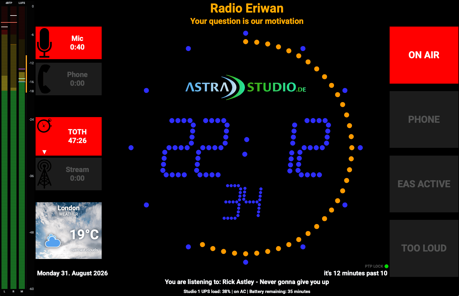 OnAirScreen Hauptbildschirm OnAirScreen Hauptbildschirm